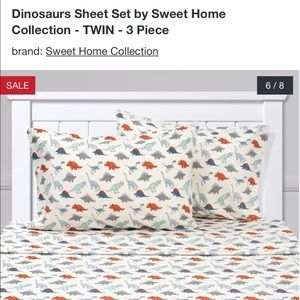 1 set of Twin Dinosaur Sheets! Deep pockets!